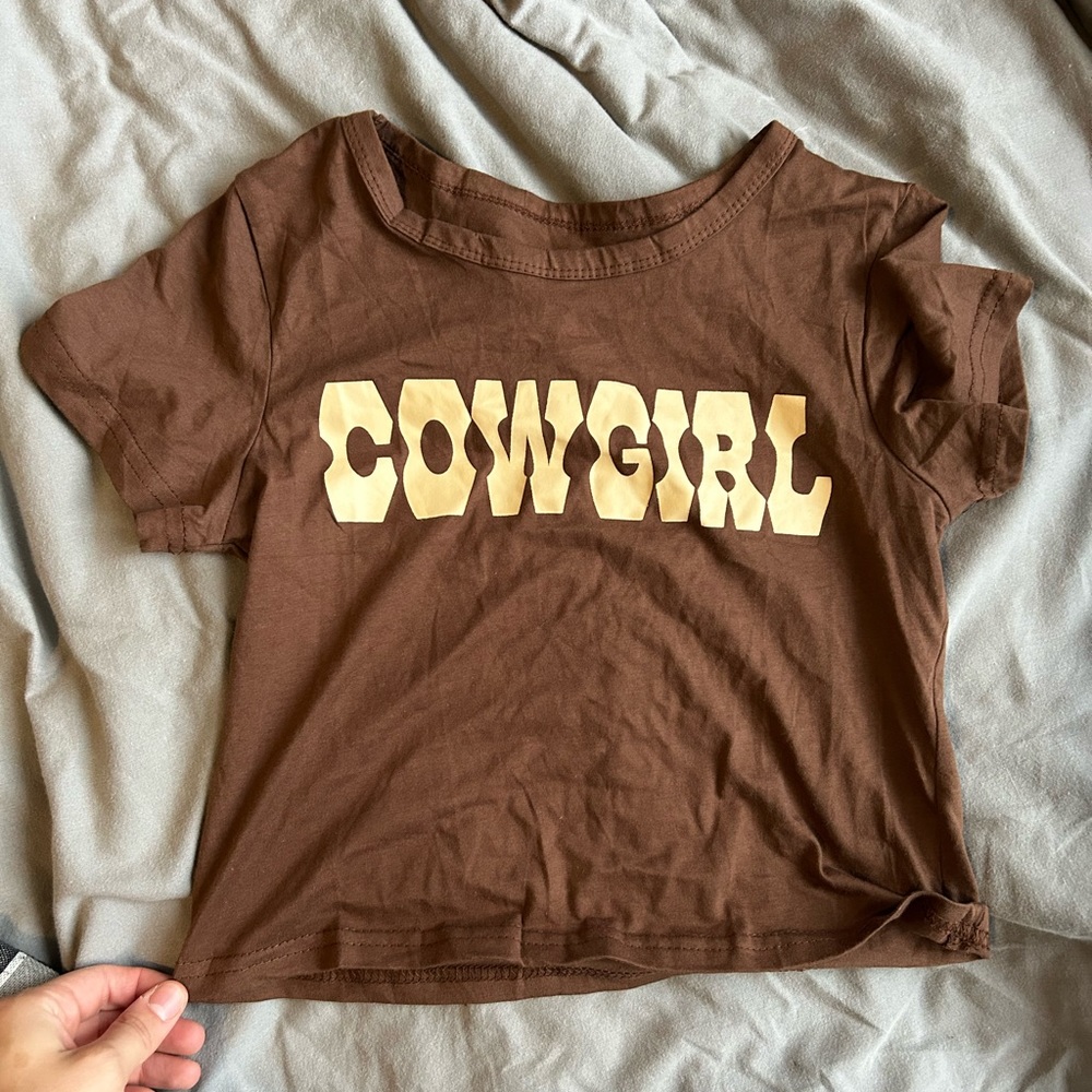 SHEIN Cowgirl t shirt
